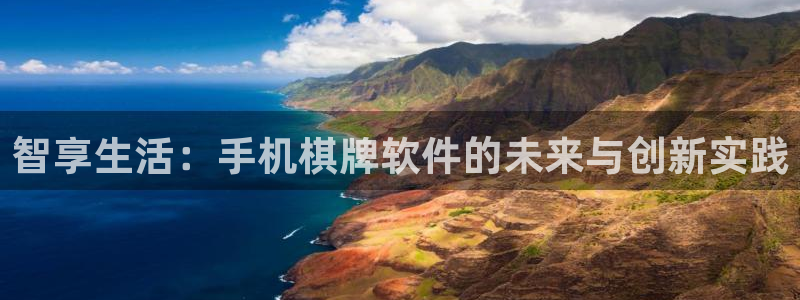 沐鸣娱乐2电脑版：智享生活：手机棋牌软件的未来与创新实践
