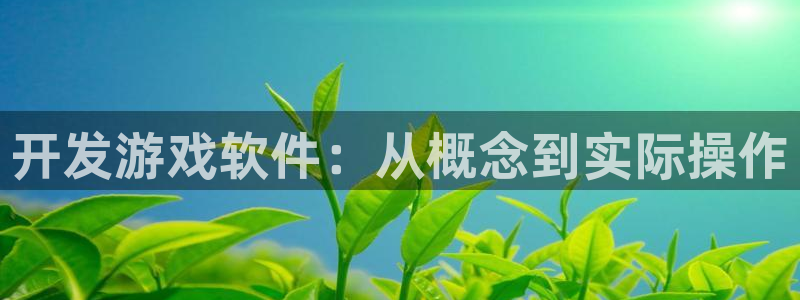 沐鸣娱乐2官网网址是多少：开发游戏软件：从概念到实际操作